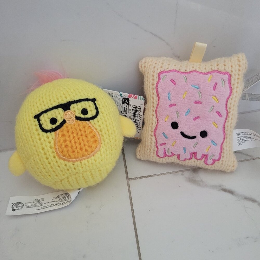 NWT Ami Amis Jakks Pacific Plush Stuffed Knit Toys